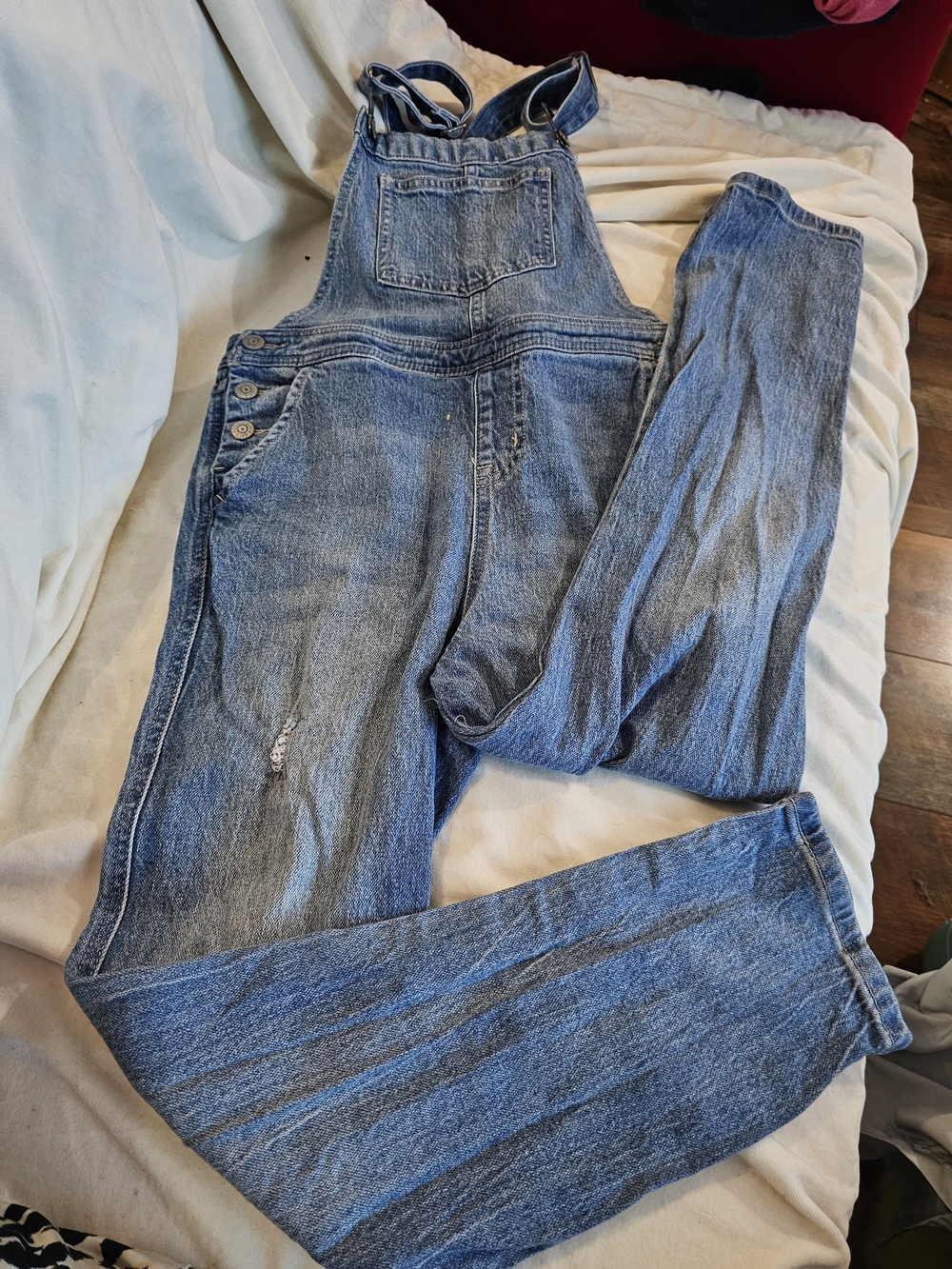 Cat & Jack Blue Denim Kids Overalls